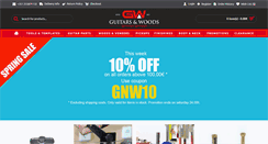 Desktop Screenshot of guitarsandwoods.com